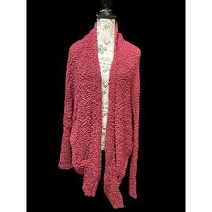 Hayden Los Angeles 2X/3X Maroon Chunky Knit Cardigan - New with Tags